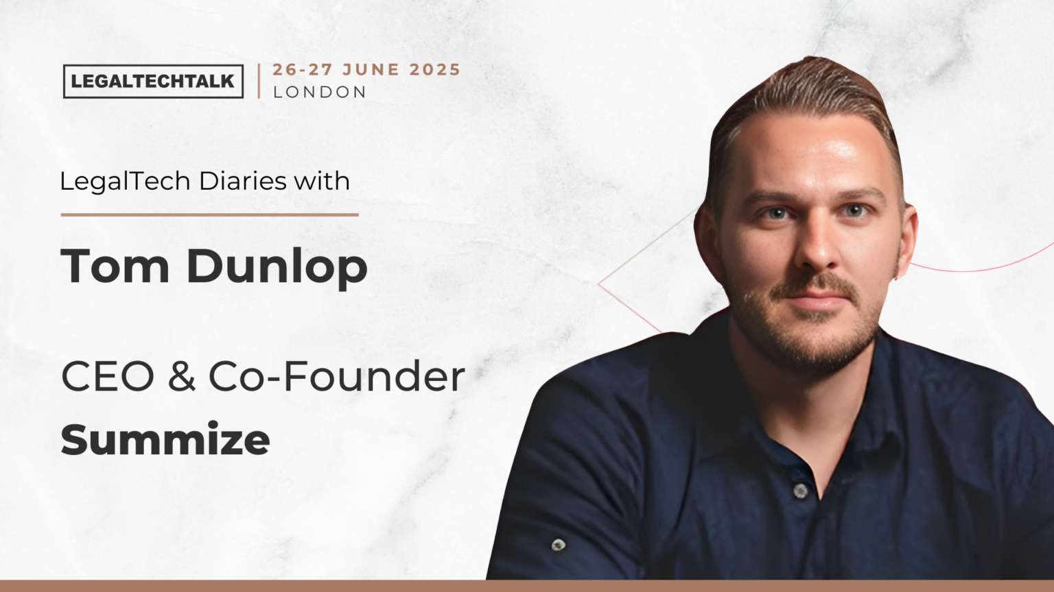 A conversation between Tom Dunlop, CEO and Founder at Summize, and ...
